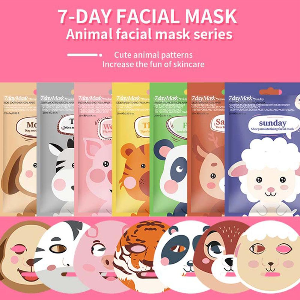 Skincare Animate - Mascarilla Facial Hidratante Profunda (1/7 Piezas),