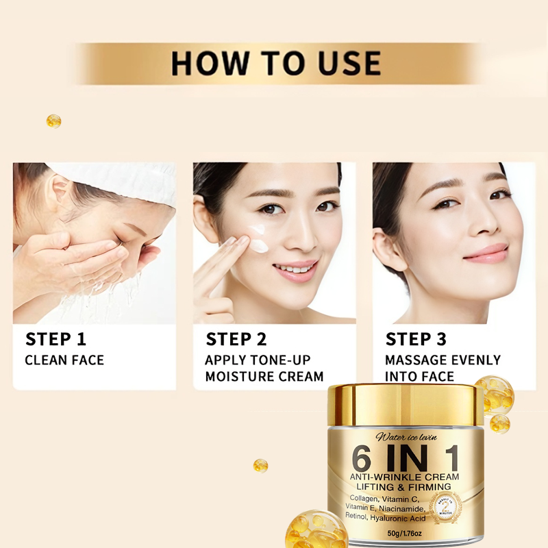 Crema Antiarrugas 6 en 1. Elev - Retinol Vitamin A Cream reseña y precio