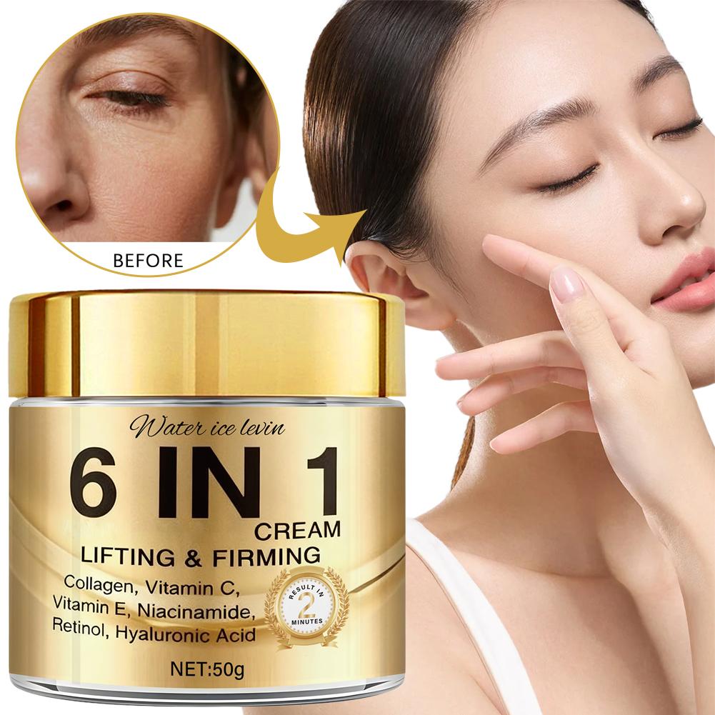 Crema facial de colágeno 6 en  - Retinol Vitamin A Cream reseña y precio