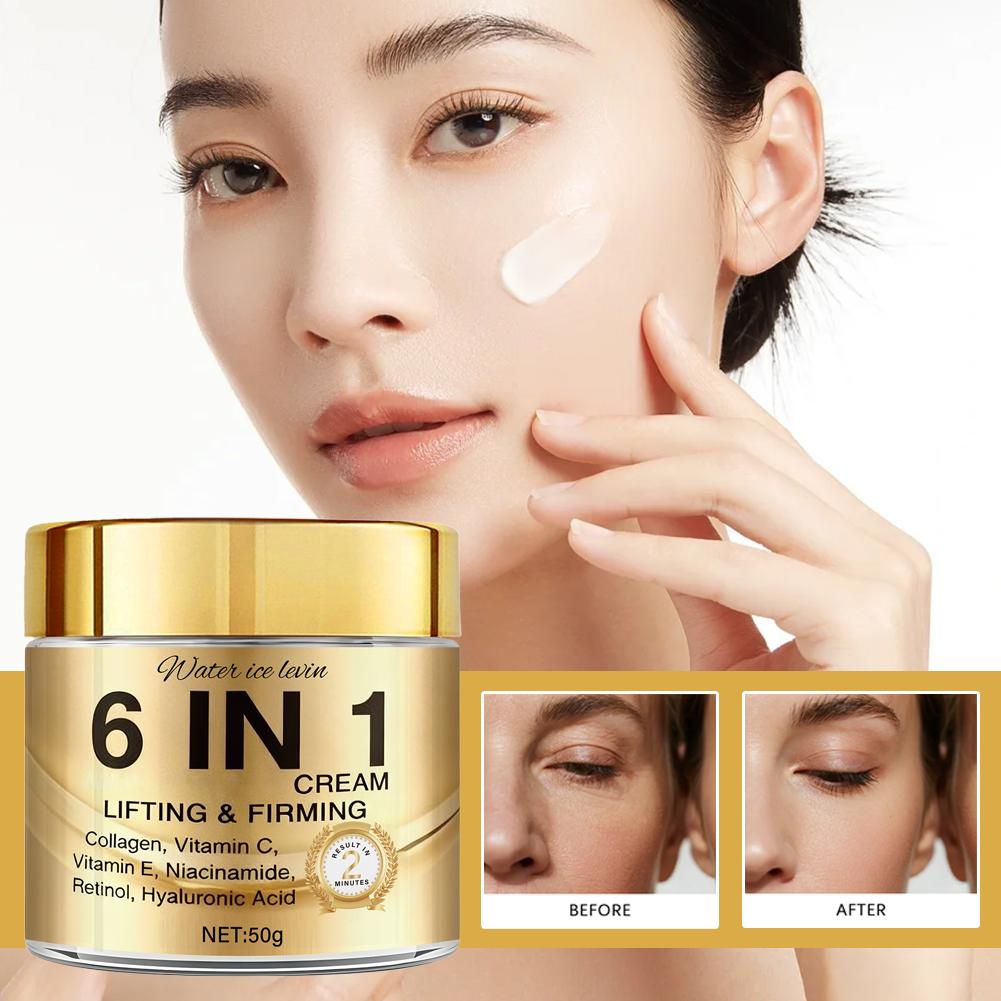 Crema facial de colágeno 6 en  - Retinol Vitamin A Cream reseña y precio