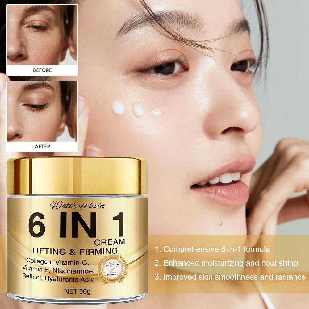 Crema facial de colágeno 6 en  - Retinol Vitamin A Cream reseña y precio