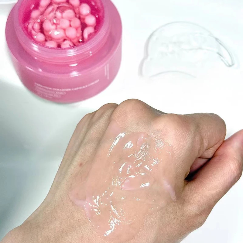 Crema de Colágeno Rosa con PDR - Skincare Niacinamide reseña y precio