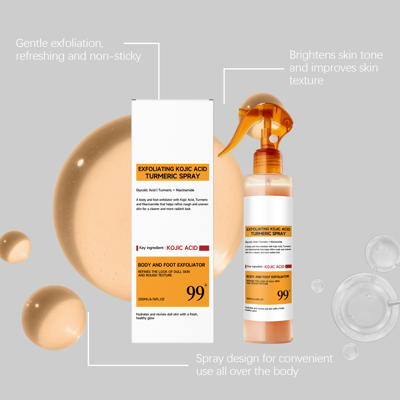 Spray de Cuidado con Ácido Kój - Skincare Niacinamide reseña y precio