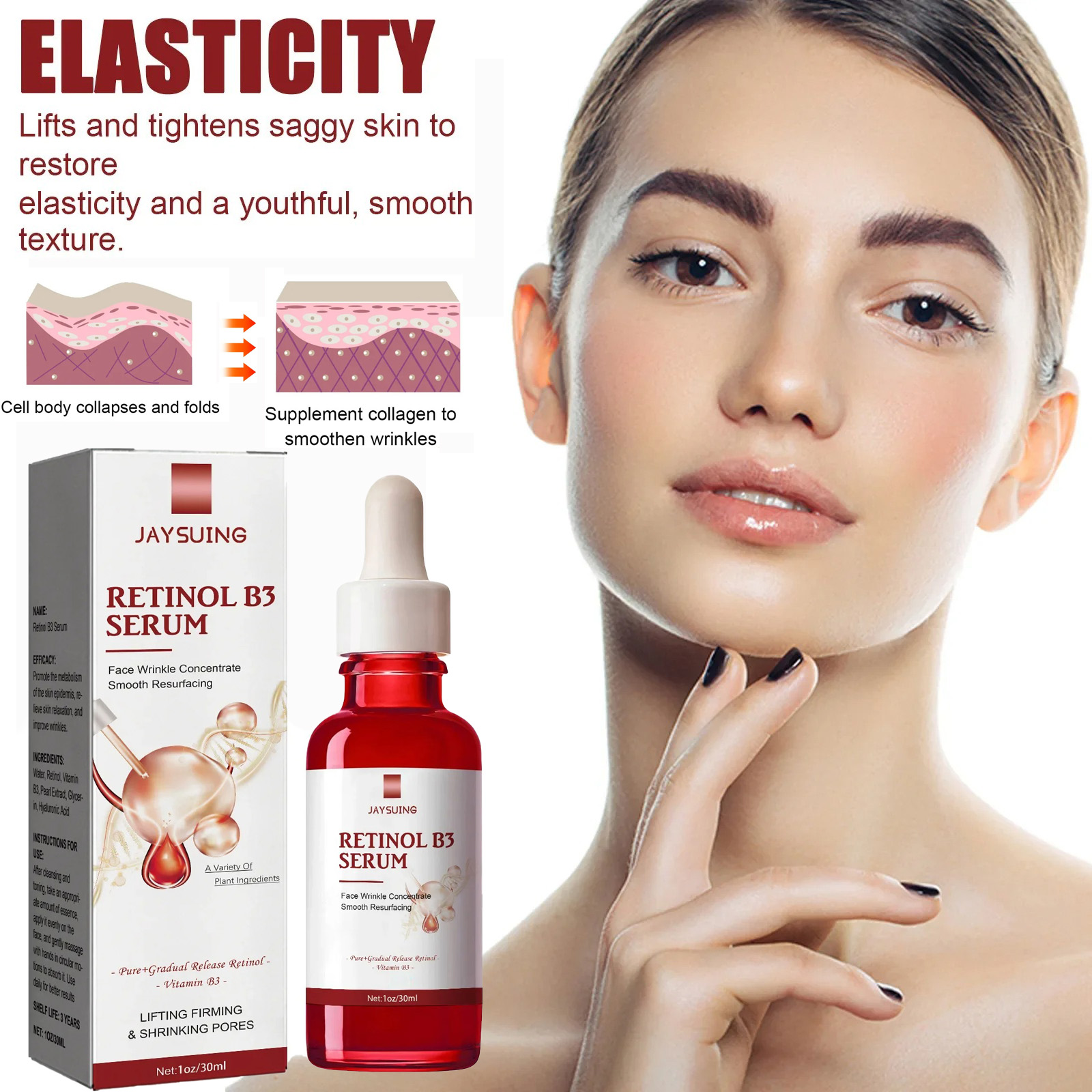 Esencia para eliminar arrugas, - The Ordinary Serum Hyaluronic Acid reseña y precio
