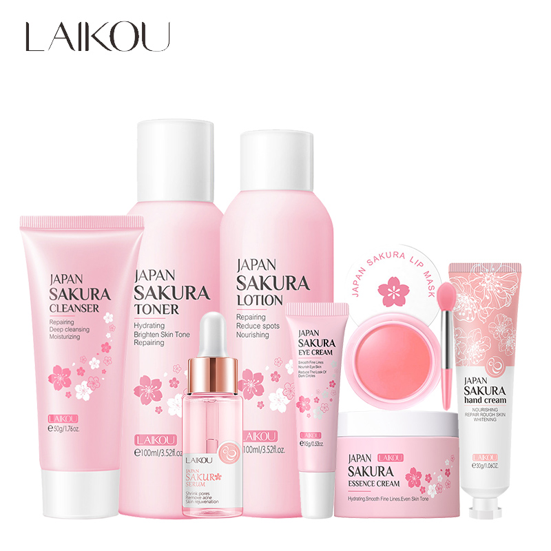 LAIKOU-Juego de cuidado Facial - Skincare Niacinamide reseña y precio